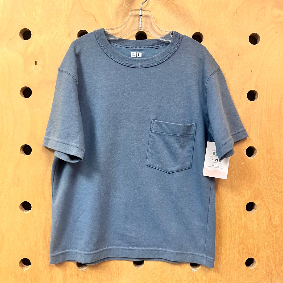 Blue Pocket Tee