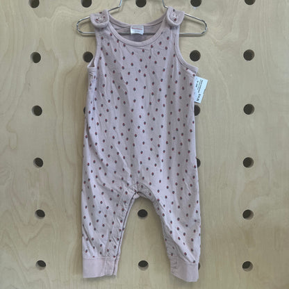 Pink Strawberry Romper