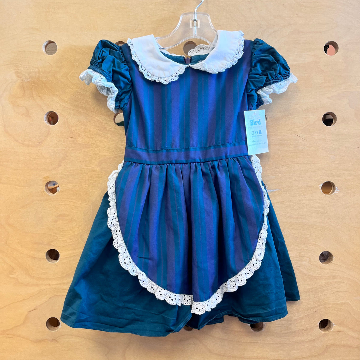 Teal/Purple Striped Dress