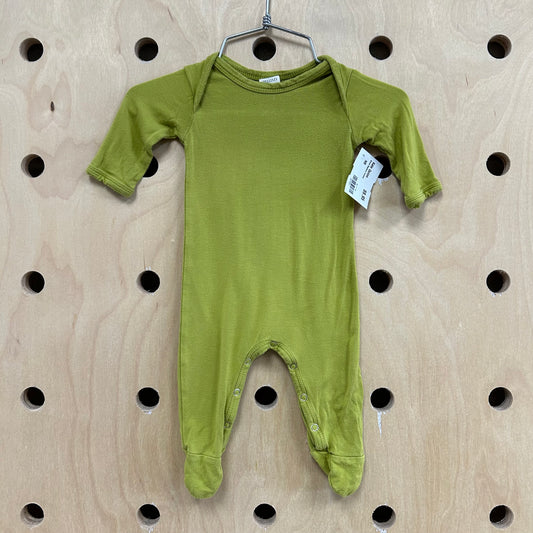 Green Bamboo Footies