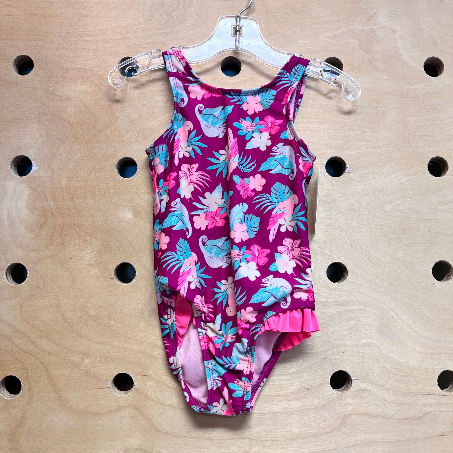 Parrots & Chameleon Swimsuit