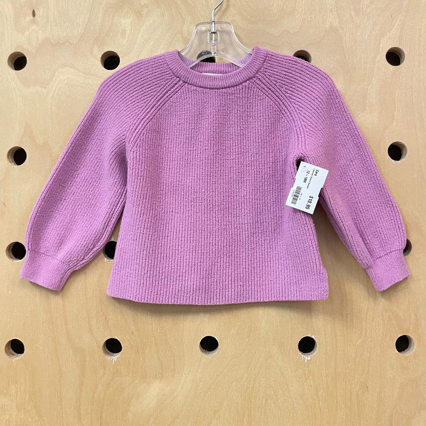 Lavender Ribbed Sweater