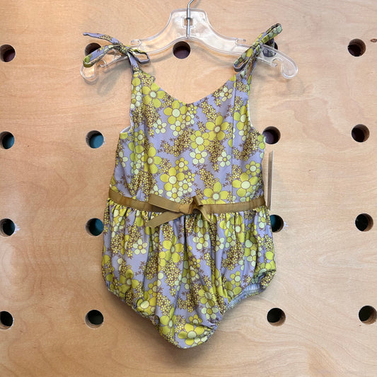 Green/Grey Floral Swimsuit