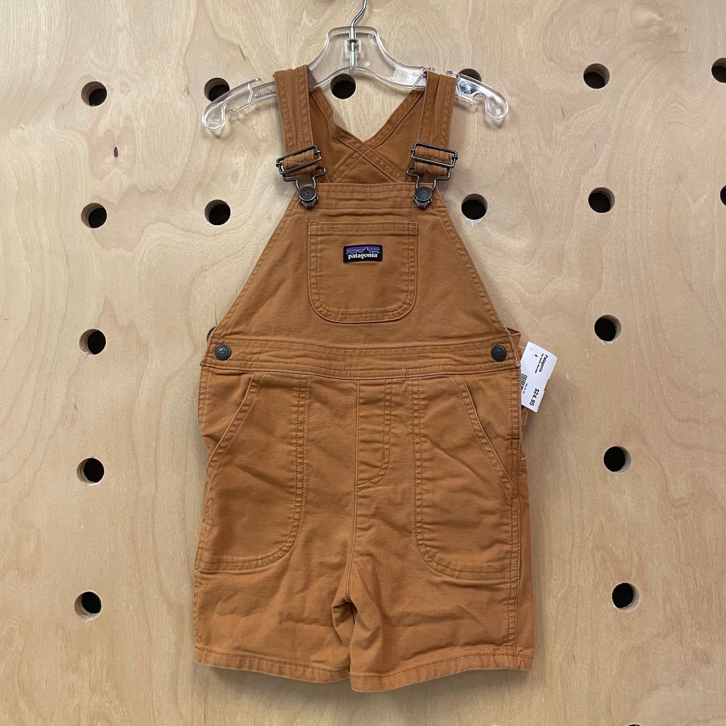 Tan Denim Shortalls