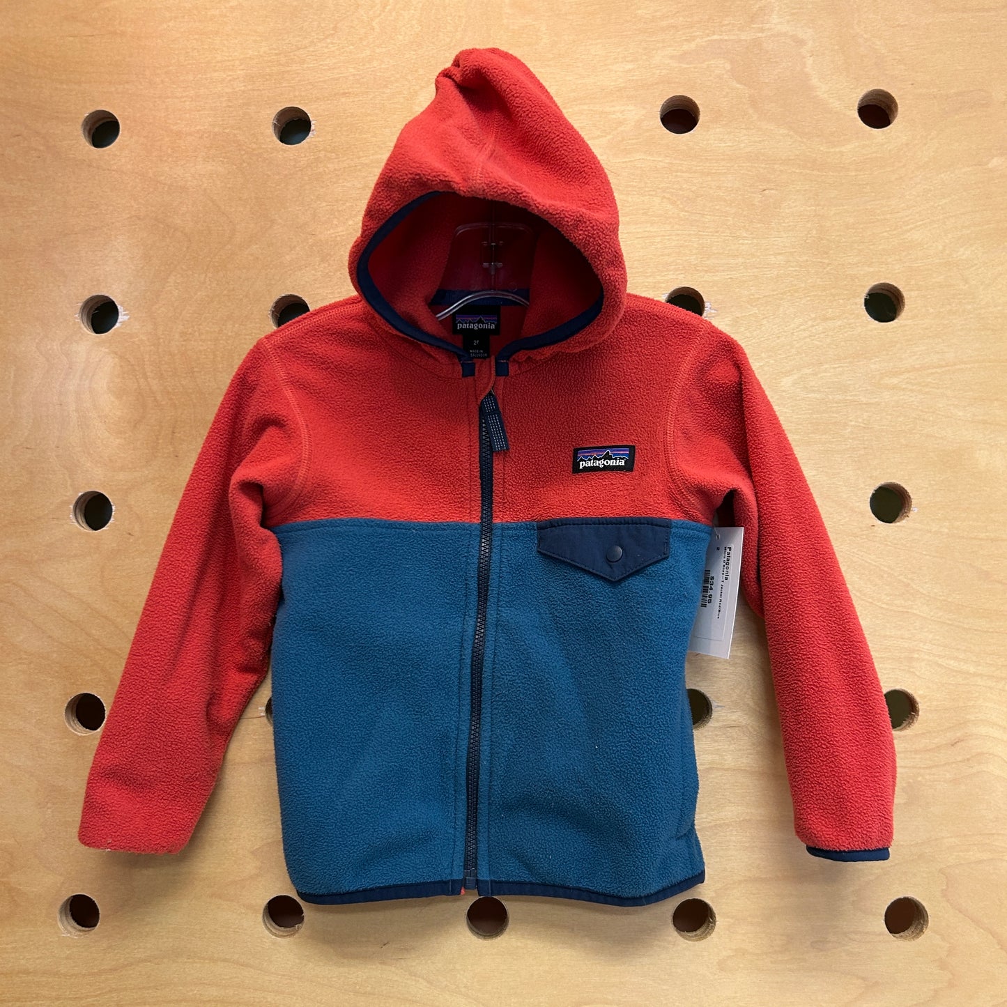 Micro D Snap-T Jacket Red/Blue