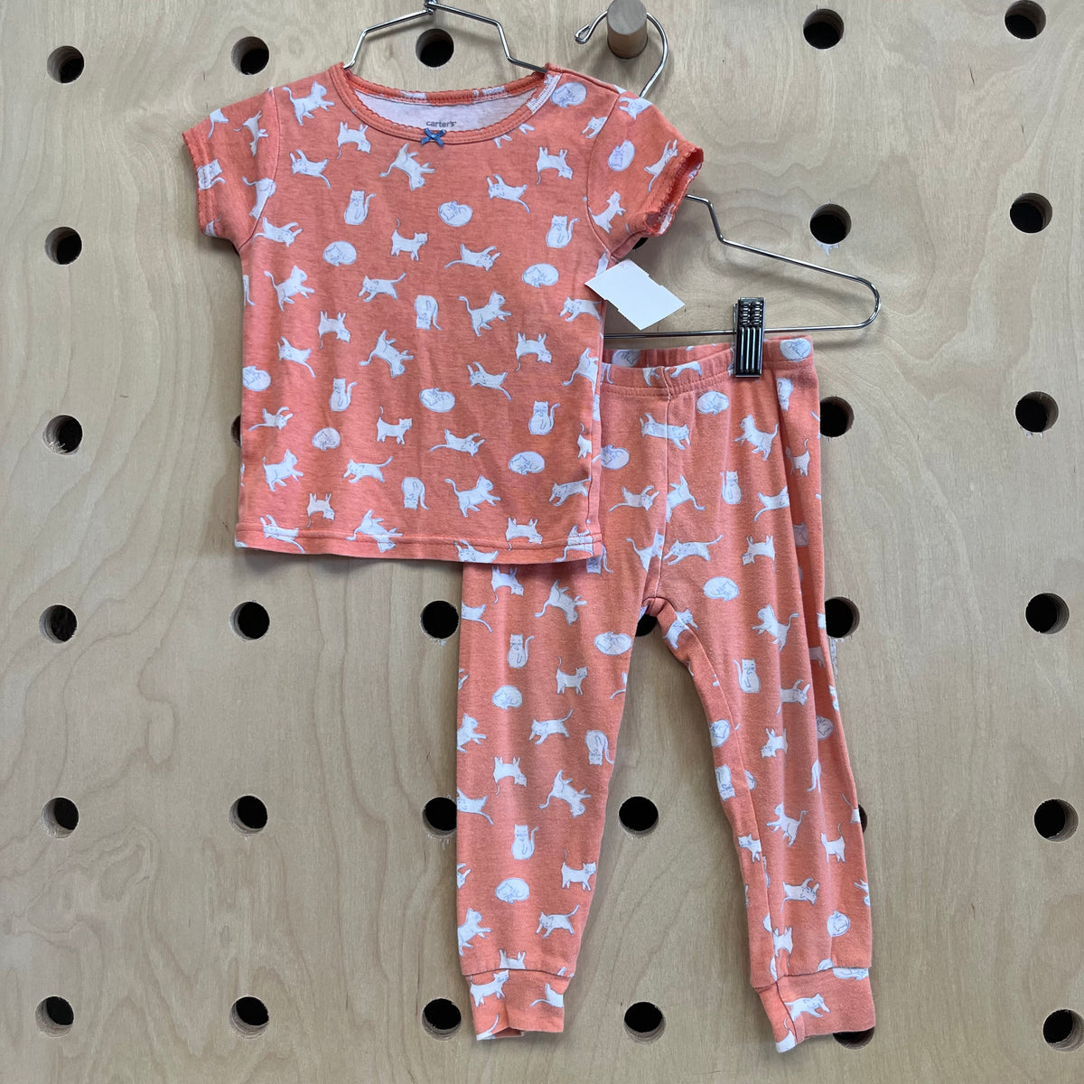 Orange Kitty Pjamas