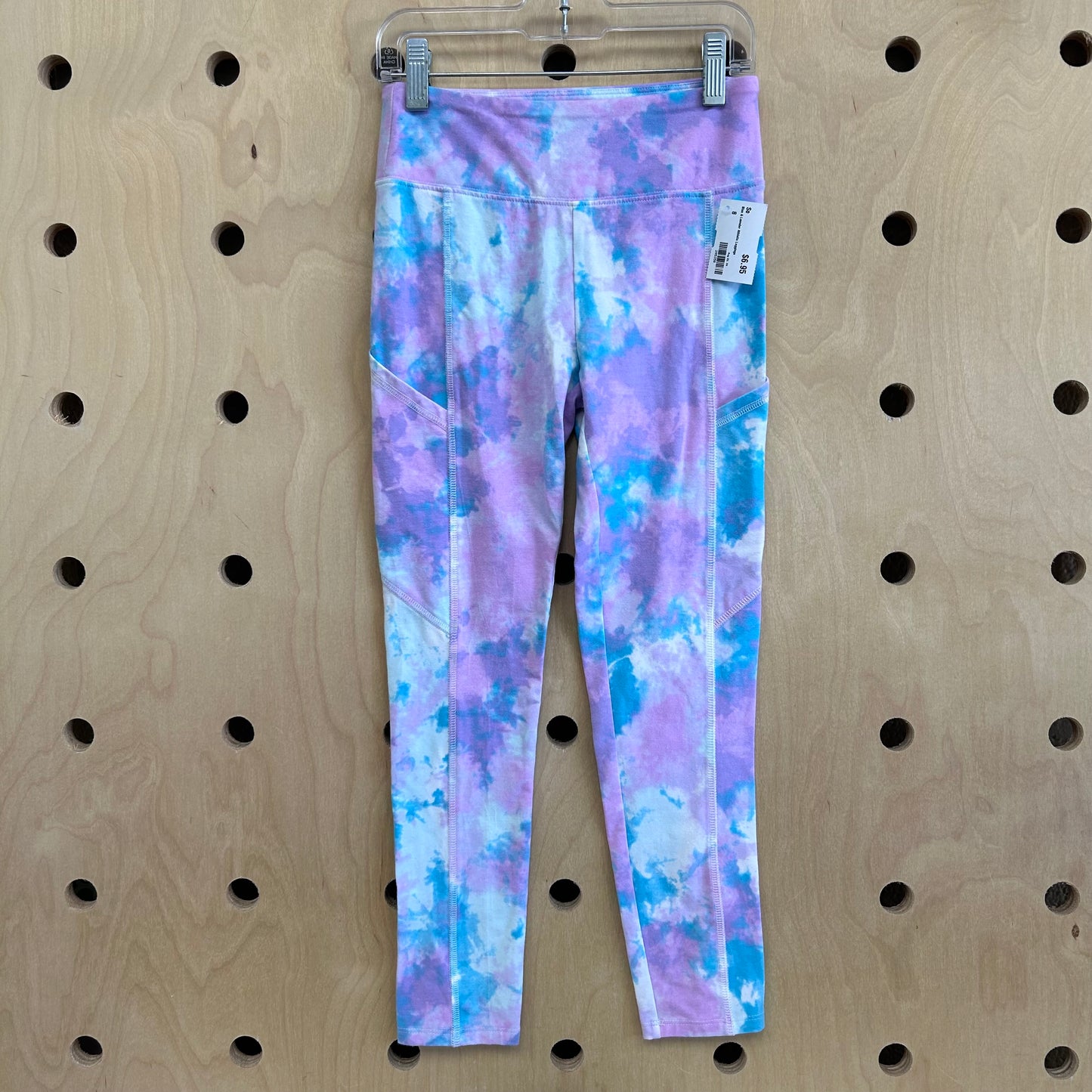 Blue & Lavender Athletic Leggings