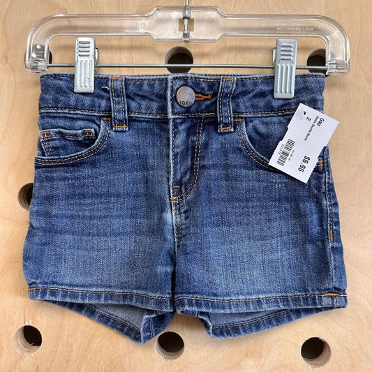 Denim Shortie Shorts