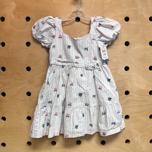 Striped Floral Dress