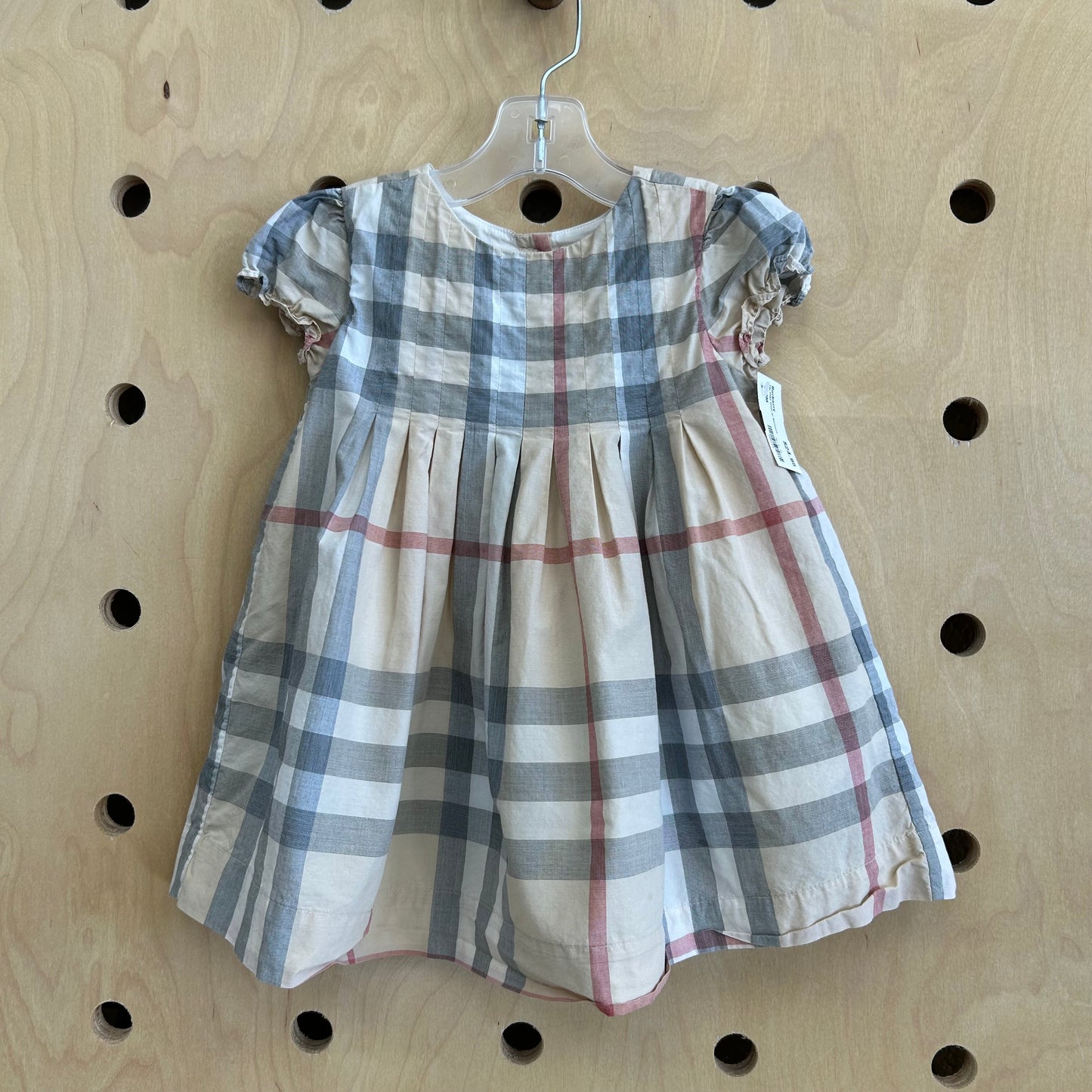 Tan Plaid Dress w/ Bloomers