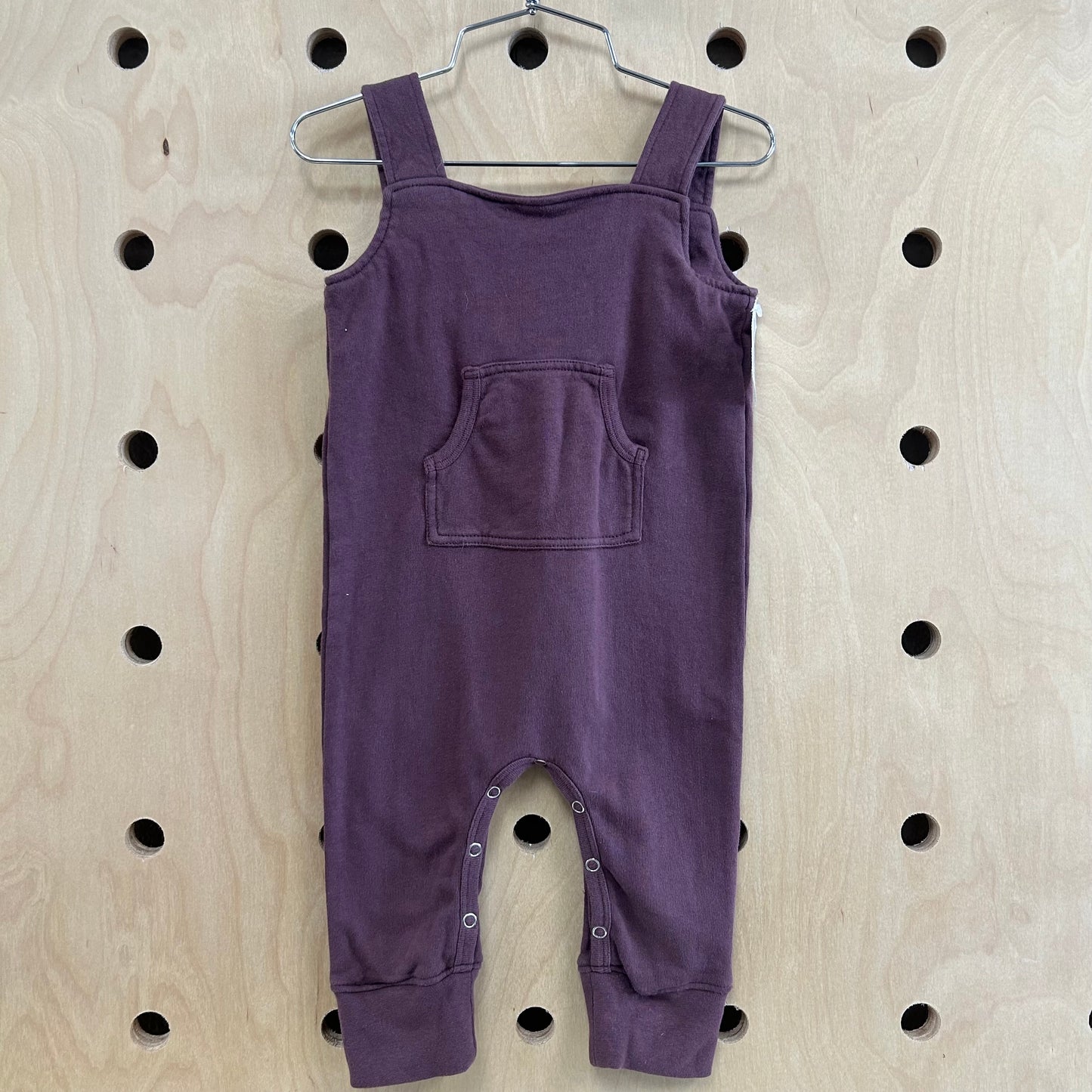 Eggplant Organic Romper