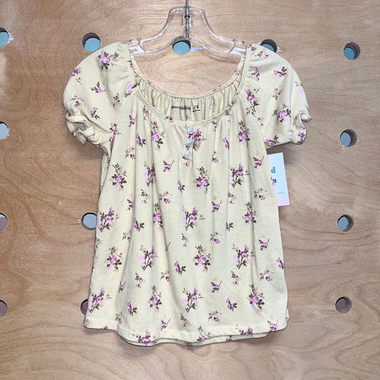 Yellow Floral Top