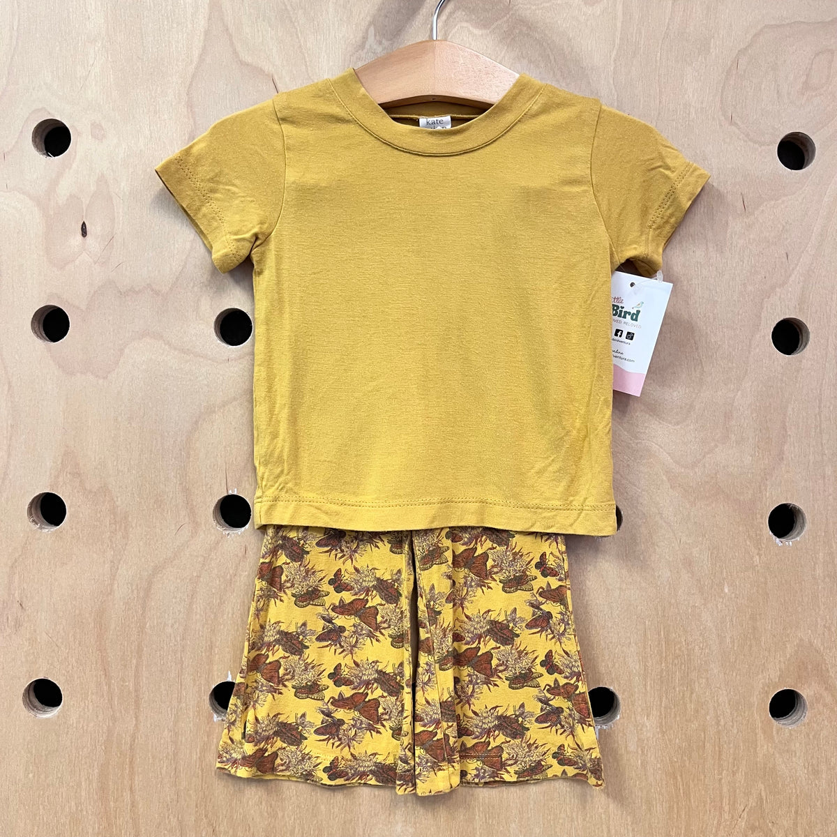 Mustard Butterflies Bamboo Outfit
