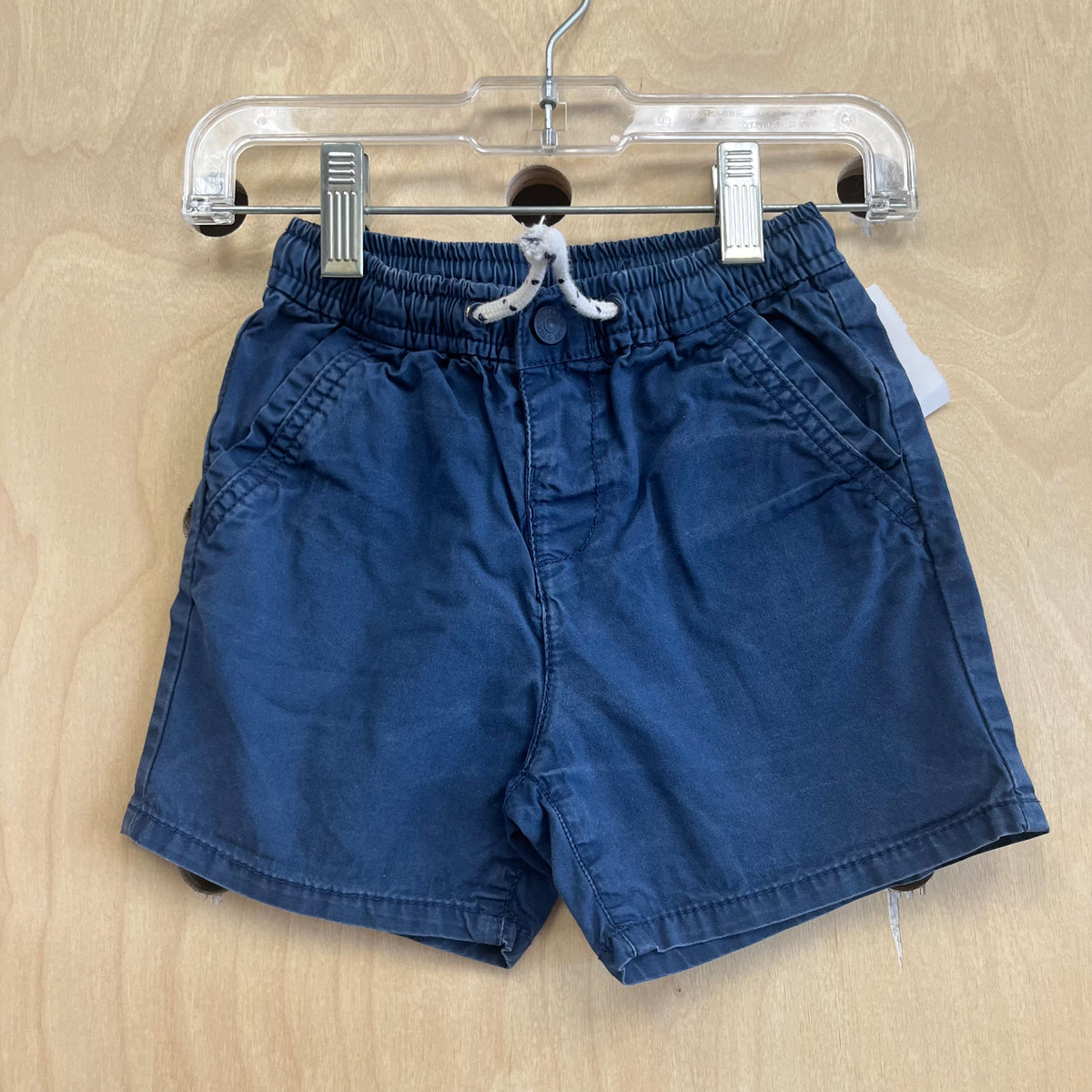 Blue Drawstring Shorts
