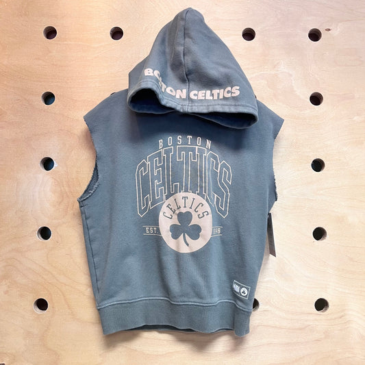 Cut-Off Sleeve Celtics Hoodie