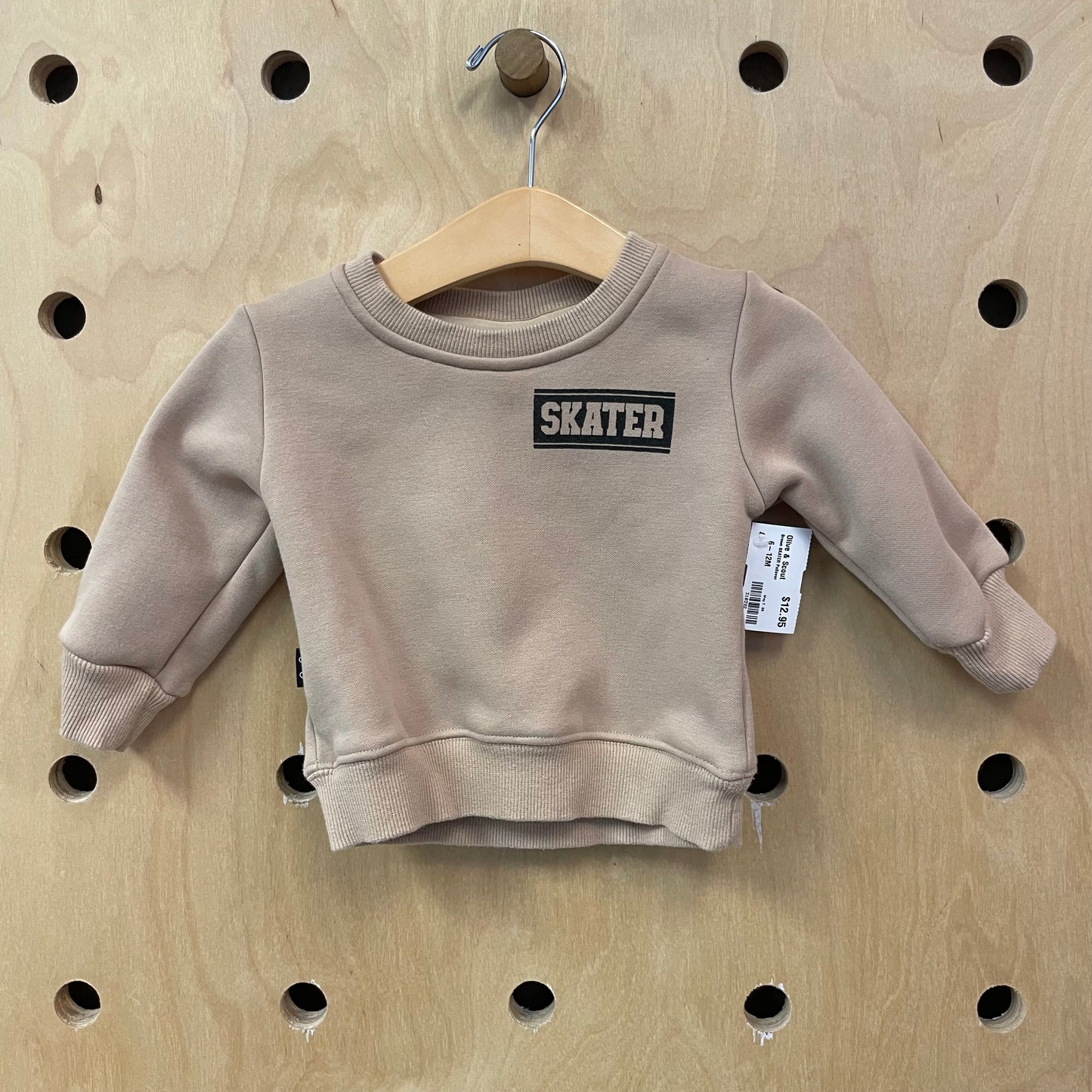 Brown SKATER Pullover