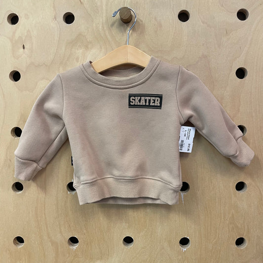 Brown SKATER Pullover