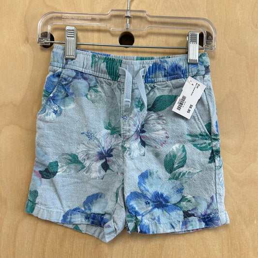 Blue Tropical Shorts