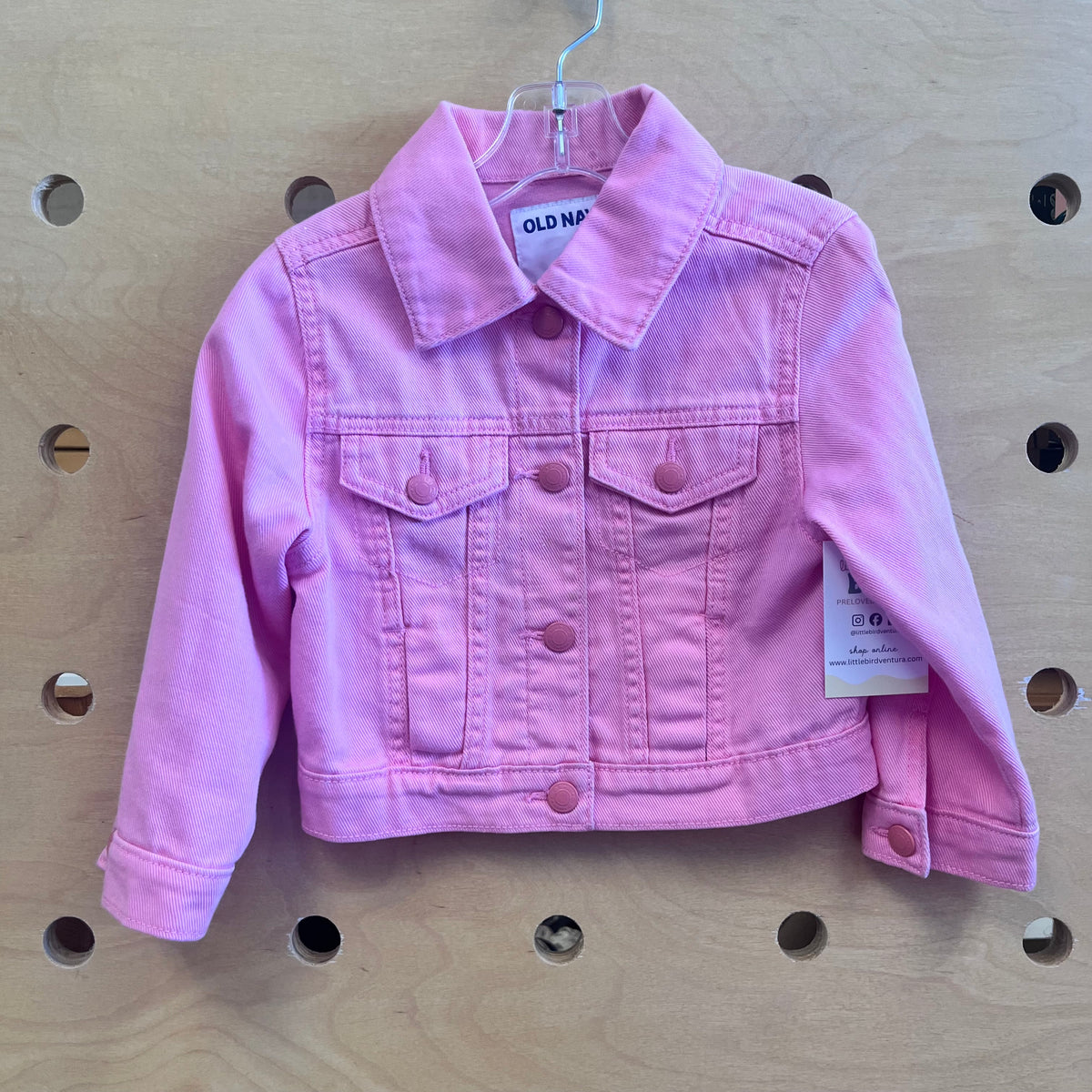 Pink Denim Jacket
