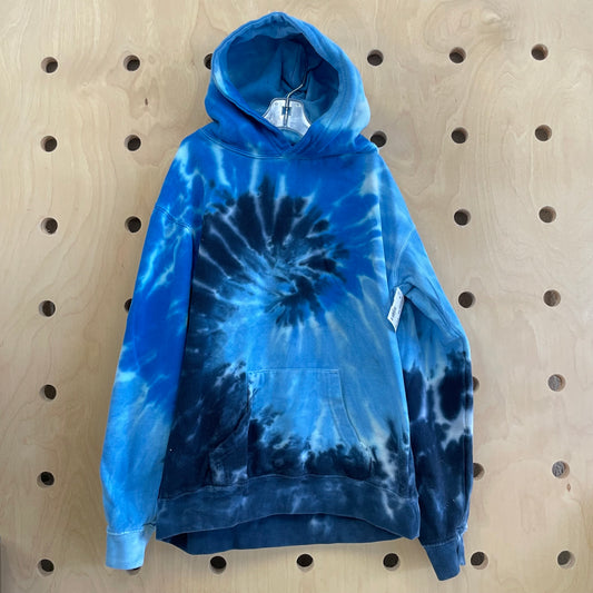 Blue Tie Dye Hoodie