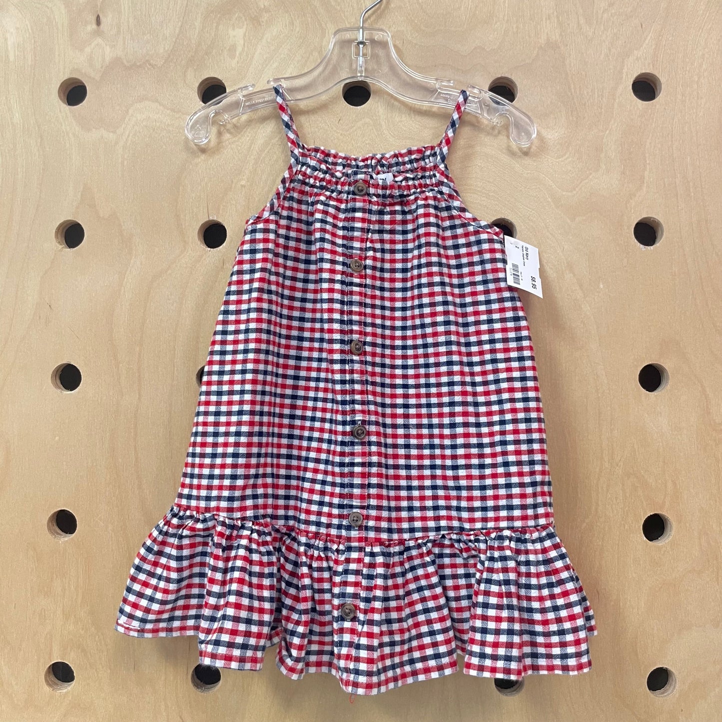 Patriotic Gingham Dress