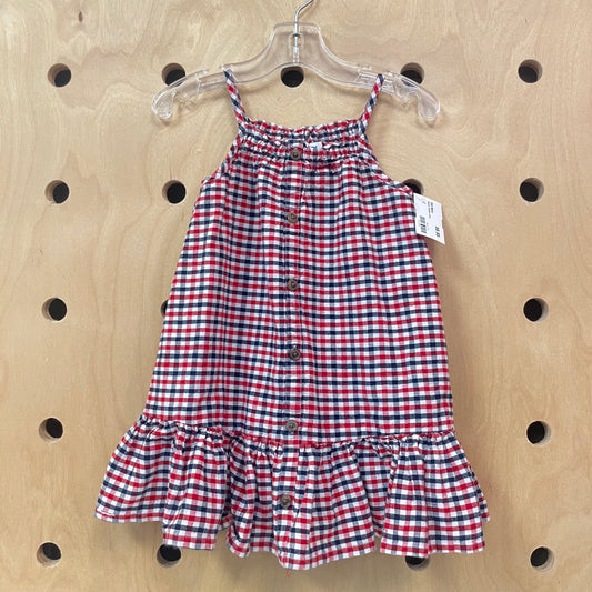 Patriotic Gingham Dress