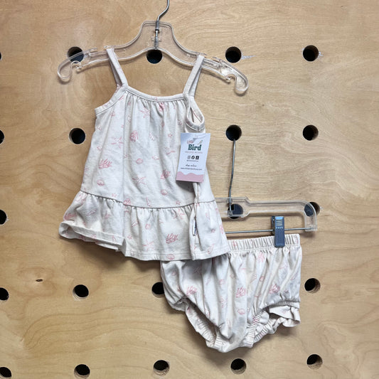 Cream/Pink Sealife Outfit