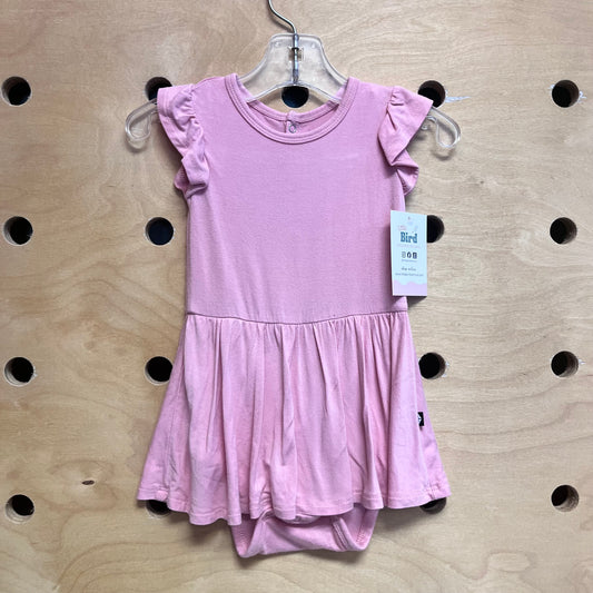 Pink Bamboo Dress Bodysuit