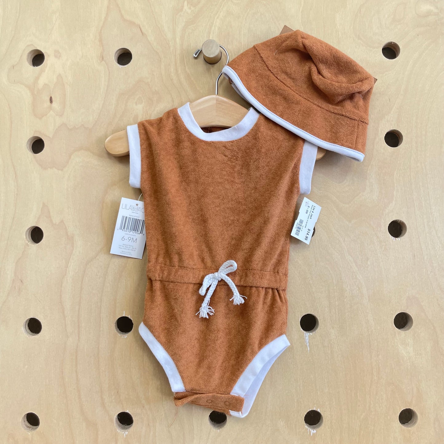 Sunset Terry Romper & Hat NEW!