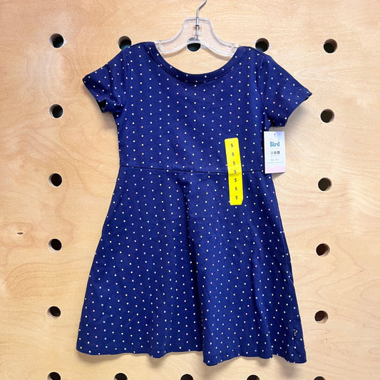 Blue/Colorful Polka Dots Dress NEW!