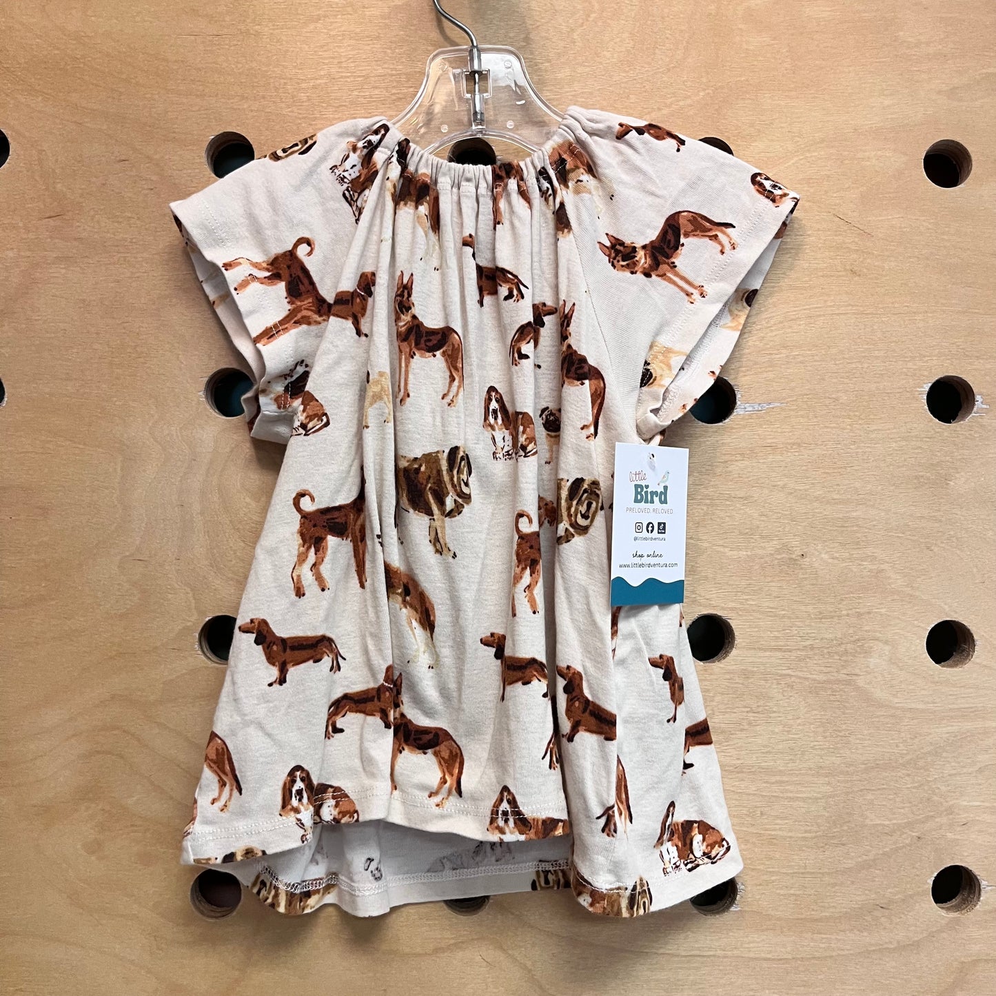 Organic Beige Dogs Dress