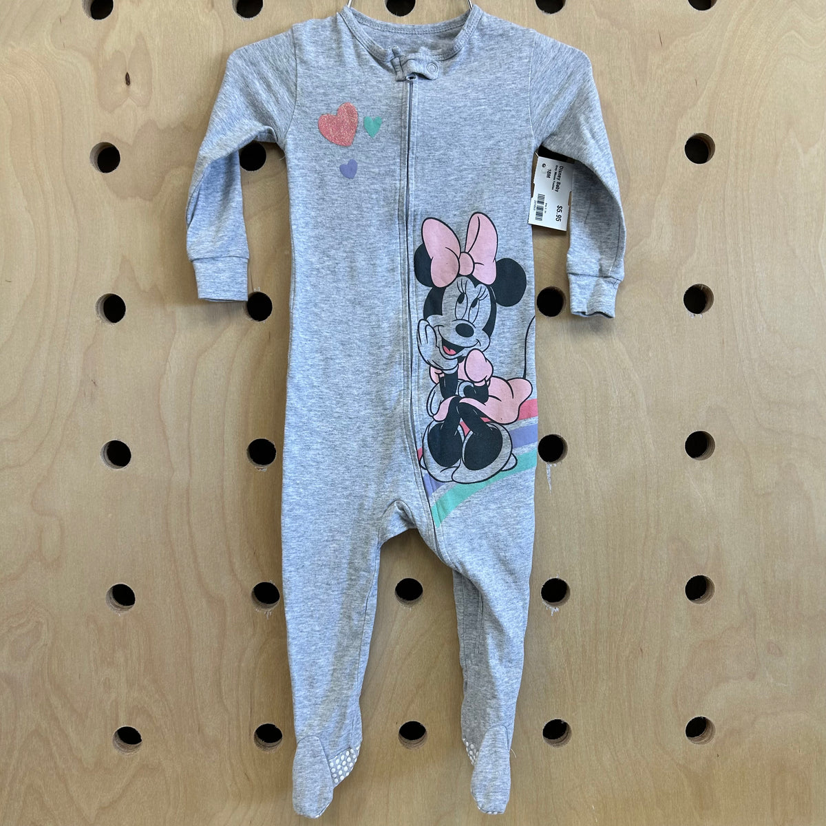 Grey Minnie Footies