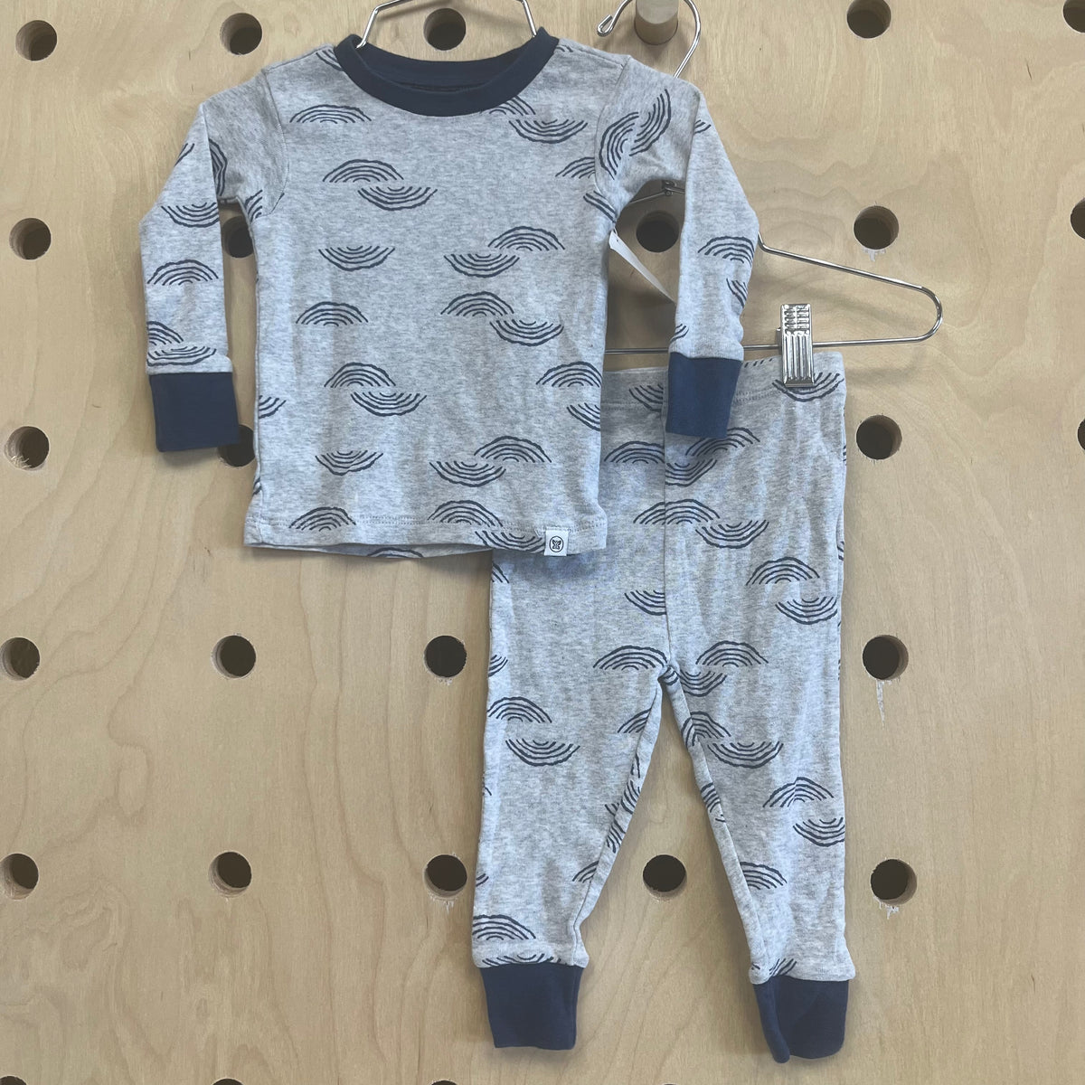 Grey & Blue Rianbow Pajamas