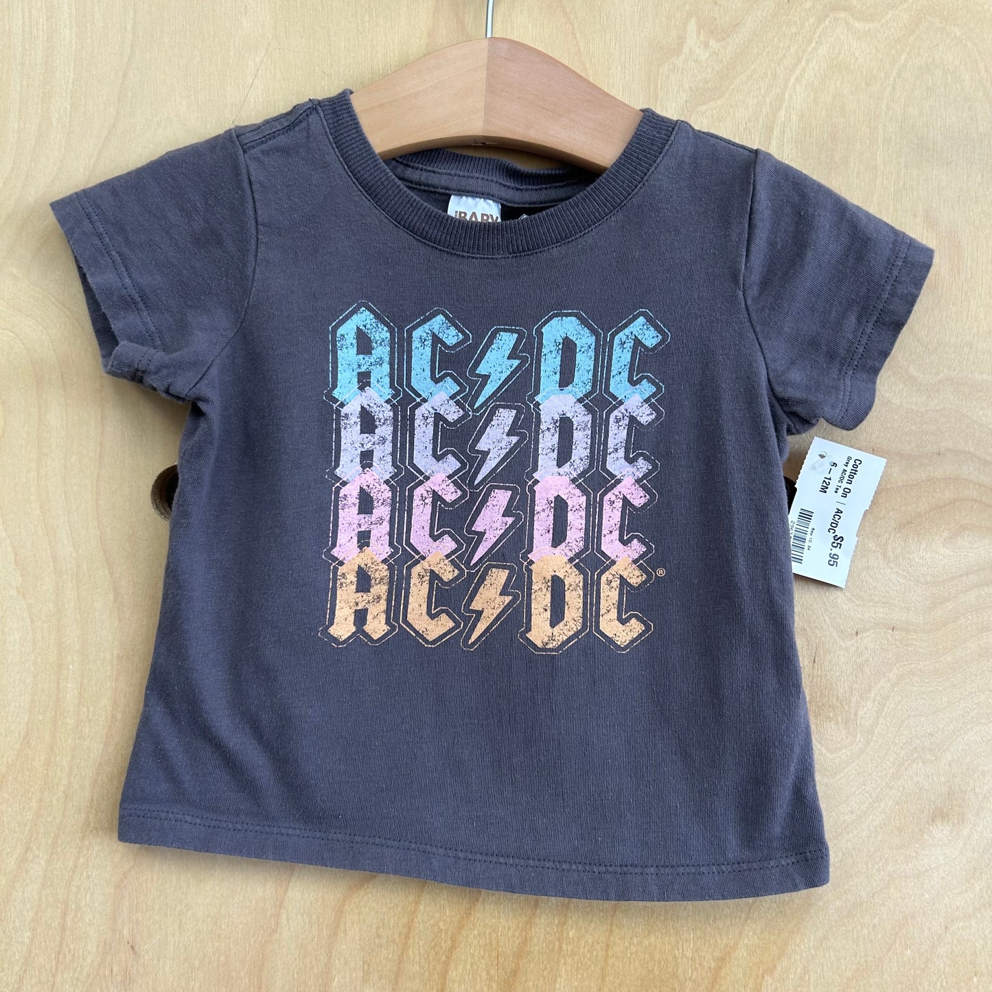 Grey AC/DC Tee