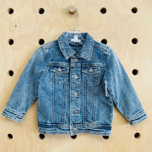 Love Always Embroidered Denim Jacket