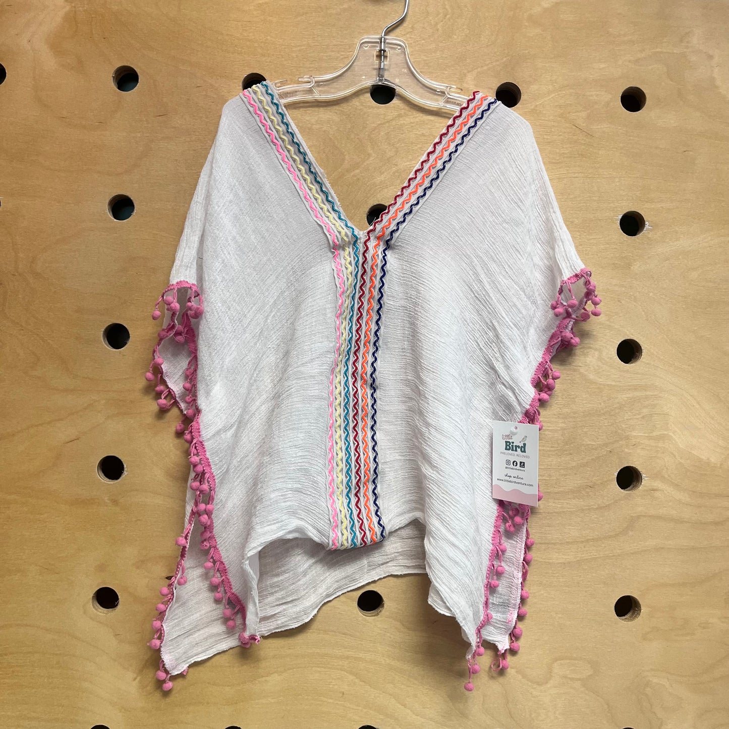 Multiocolor Sheer Kimono