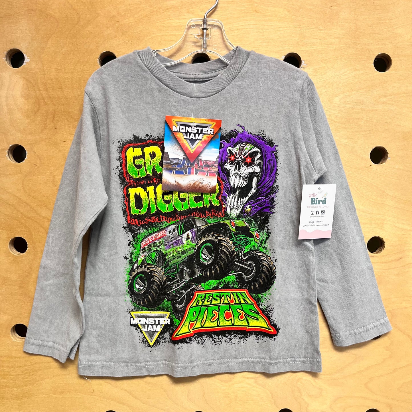 Blue 'Grave Digger' LS NEW!!