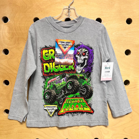 Blue 'Grave Digger' LS NEW!!