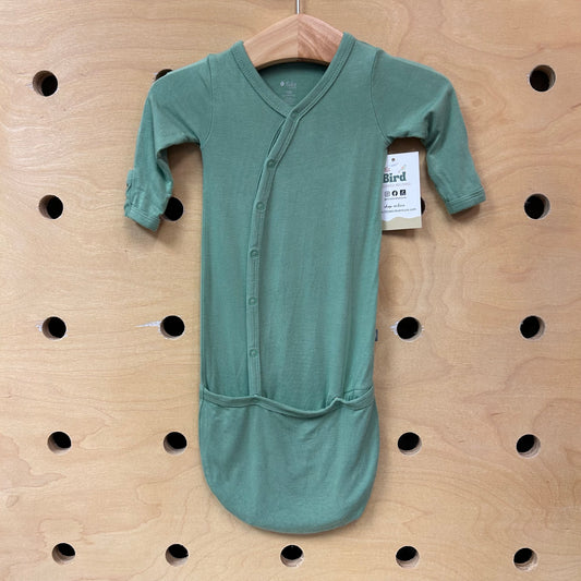 Green Bamboo Snap Gown