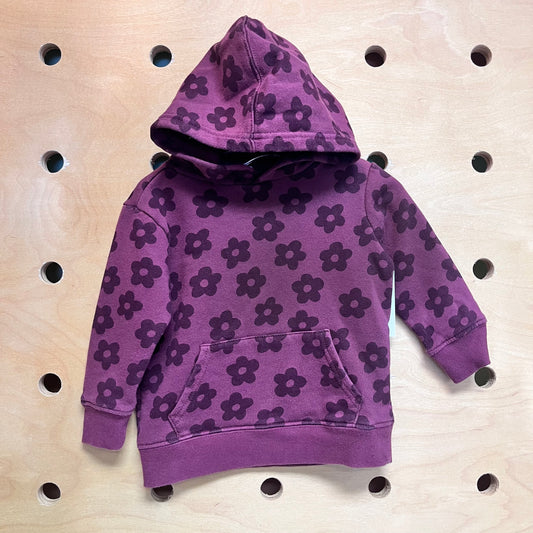 Eggplant Floral Hoodie