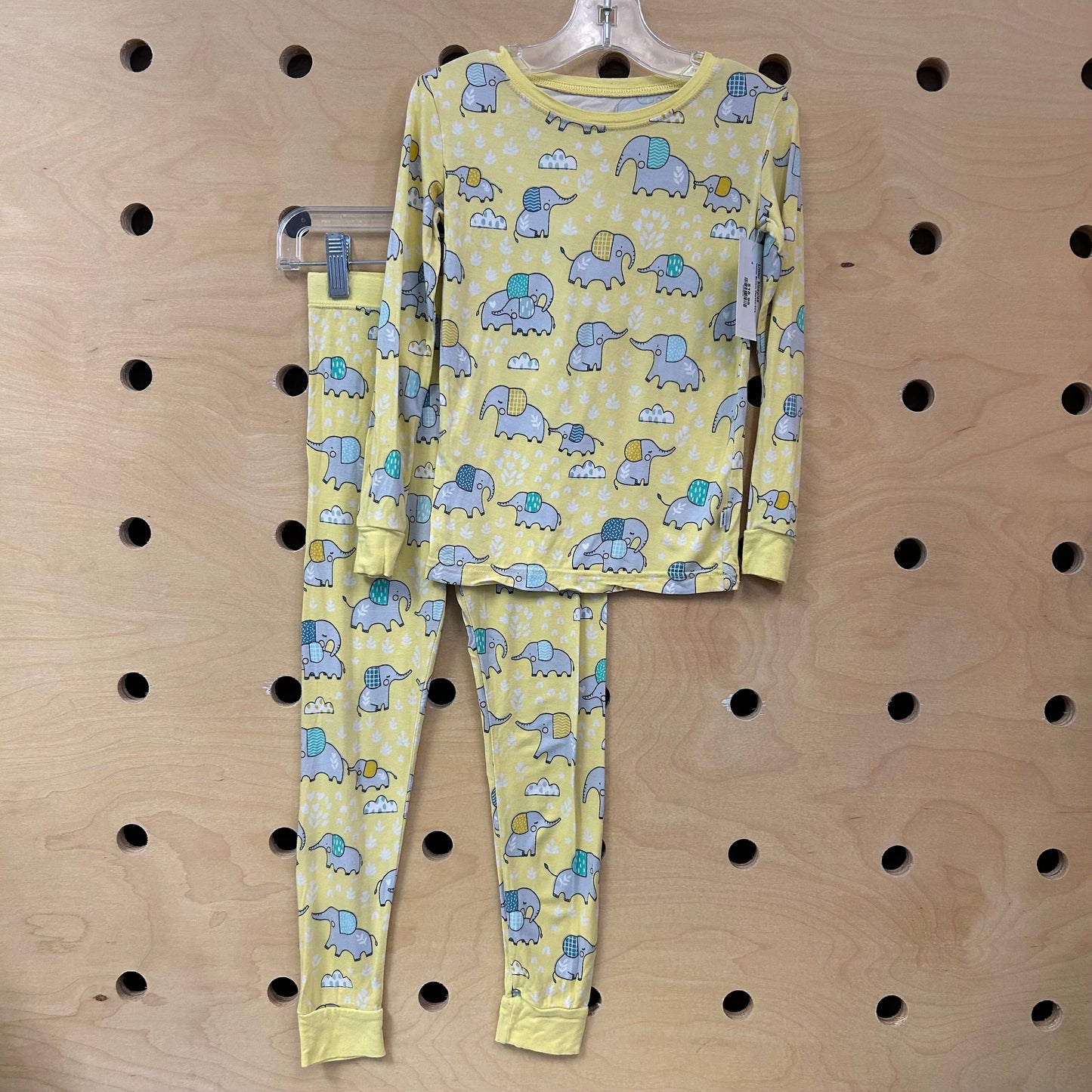 Yellow Bamboo Elephant Pajamas