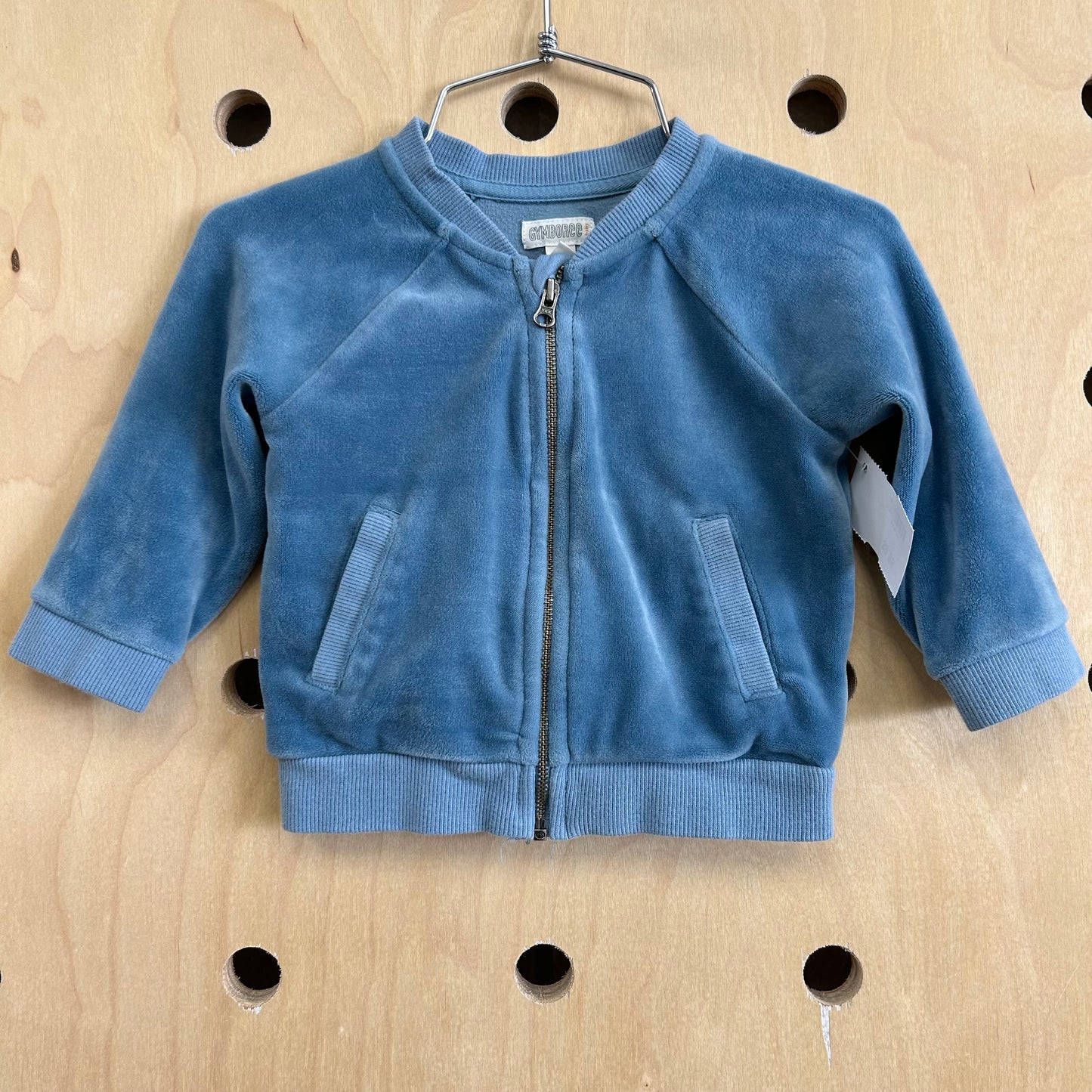 Blue Velour Jacket
