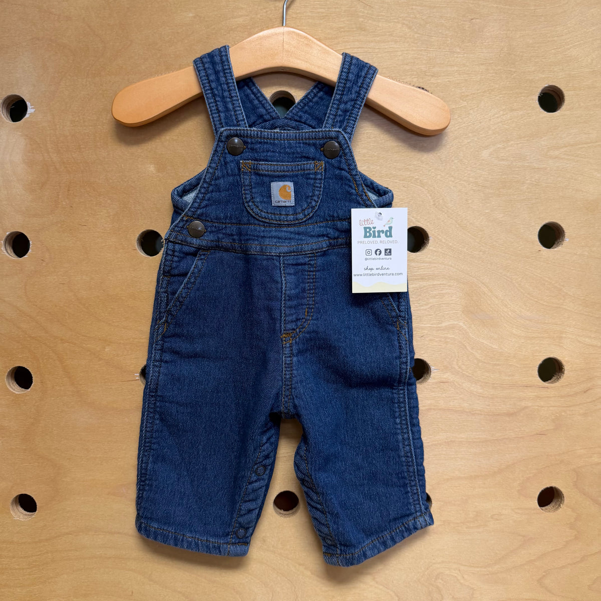 Soft Denim Overalls