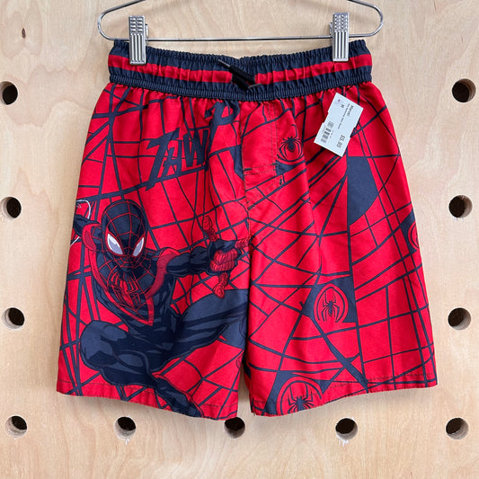 Red Spiderman Swim Shorts