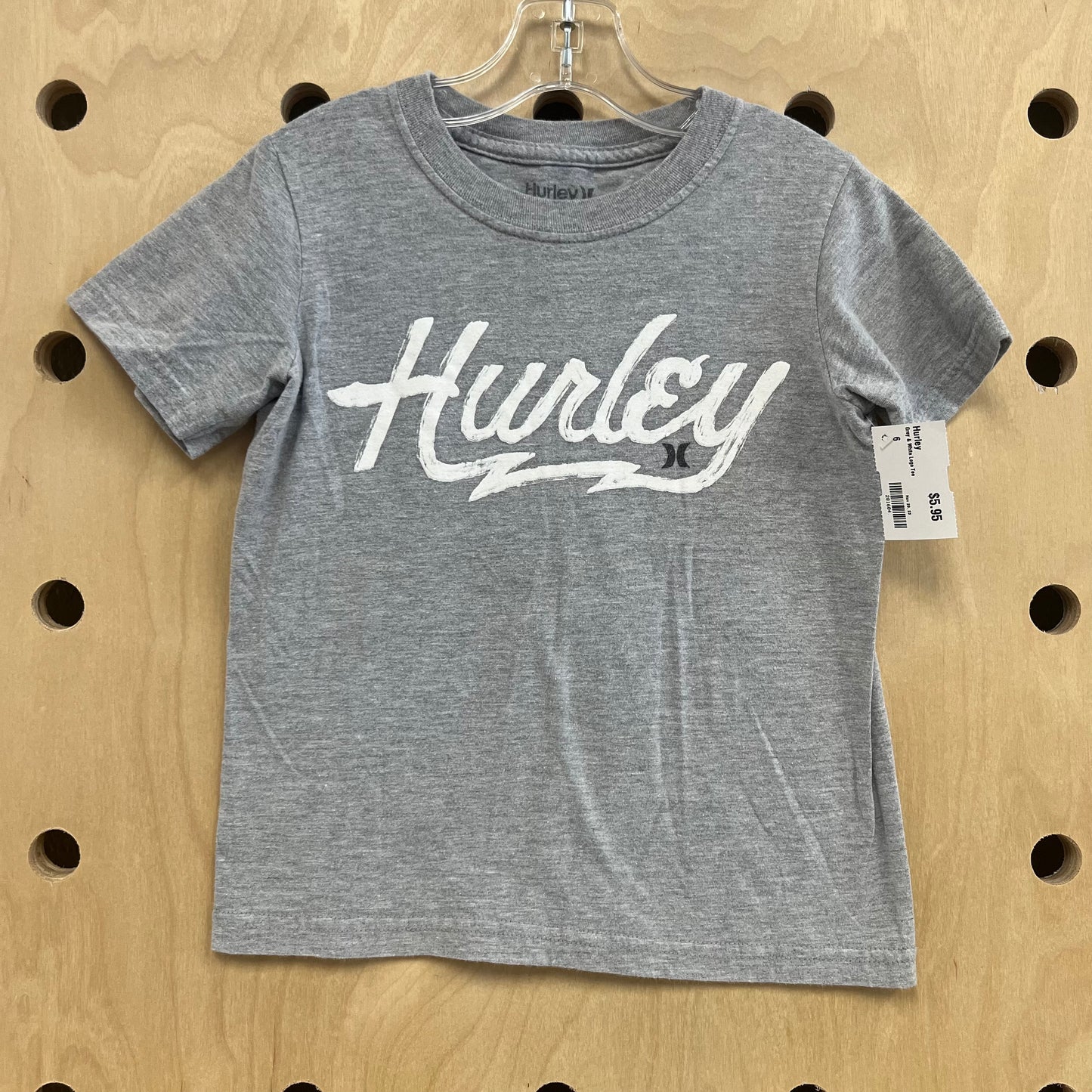 Grey & White Logo Tee