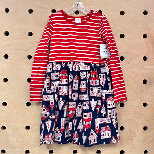 Red Gingerbread House Dress