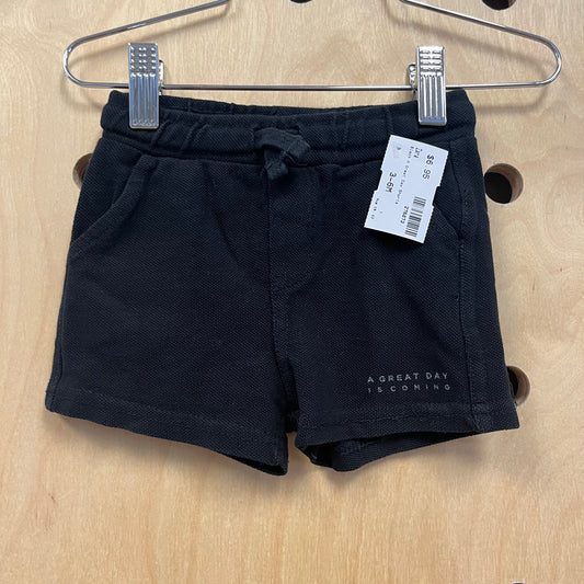 Black A Great Day Shorts