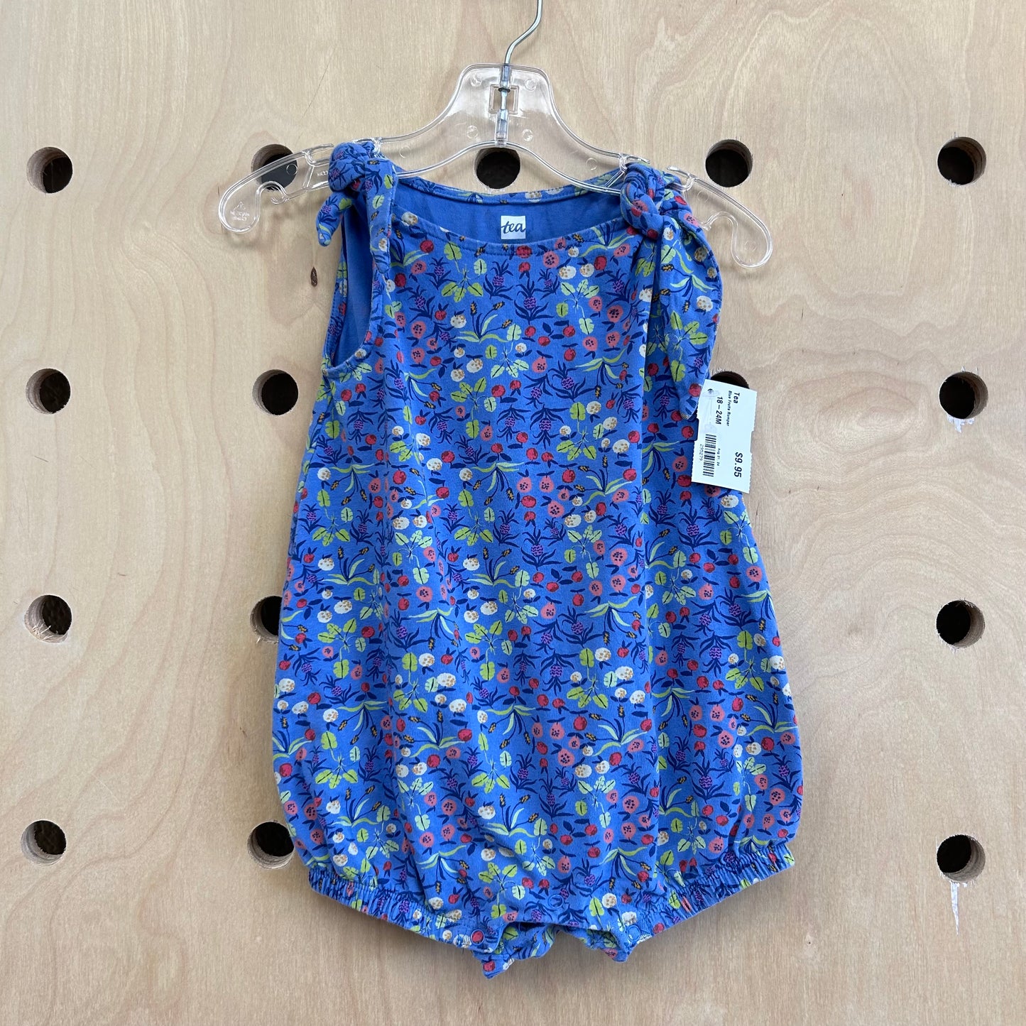 Blue Fruits Romper