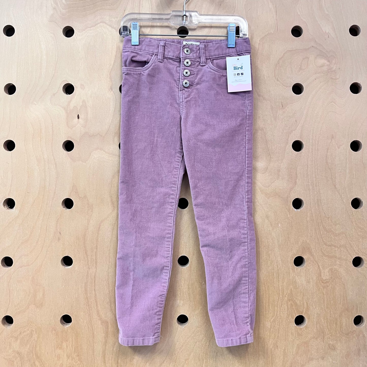 Lavender Button Snap Cords