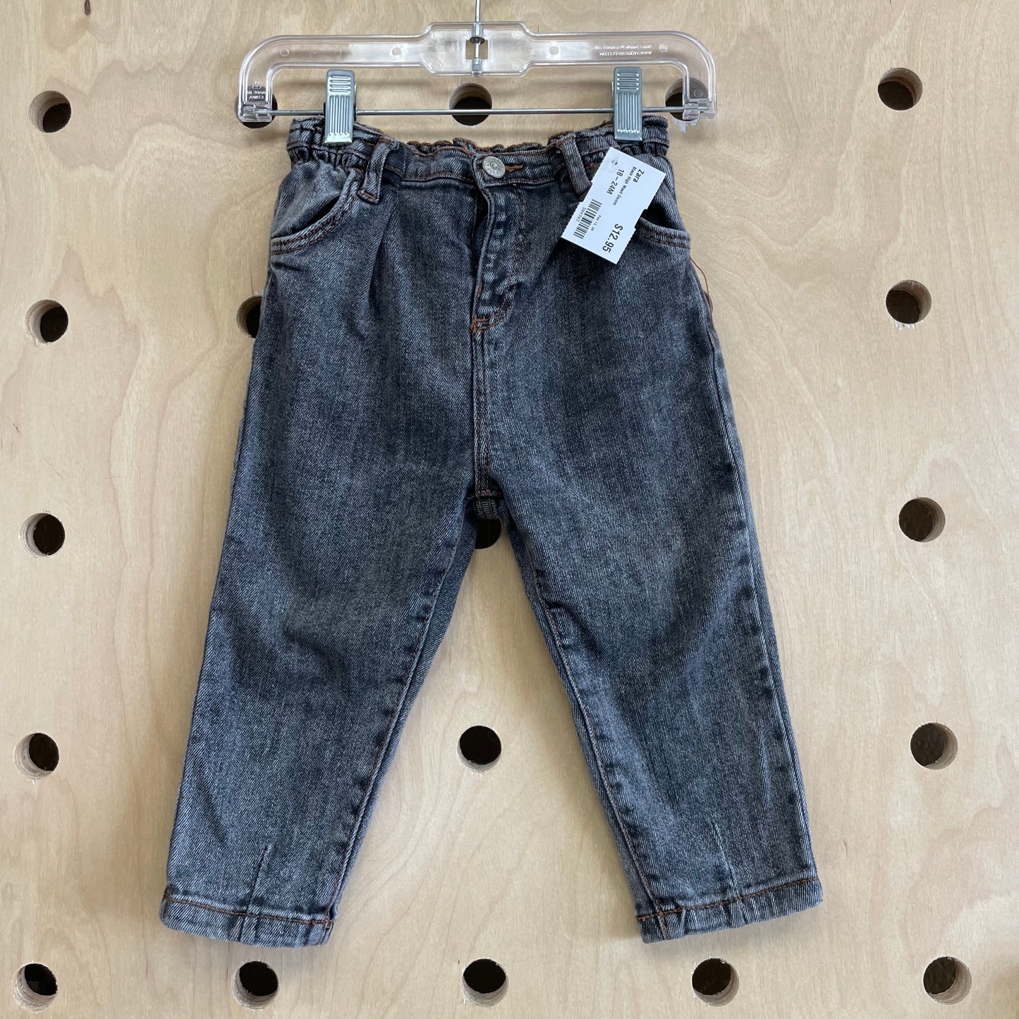 Black High Wasit Denim